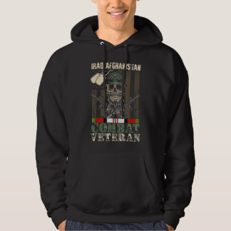 Veterans Day Iraq Afghanistan Combat Veteran Proud Hoodie