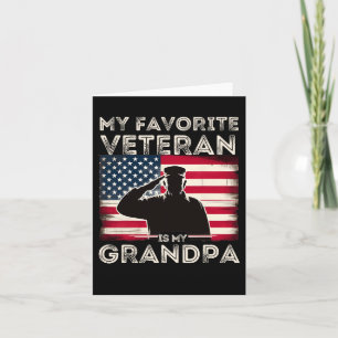 Veterans Day Military My Favourite Veteran Is My G Card