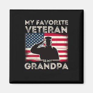 Veterans Day Military My Favourite Veteran Is My G Magnet