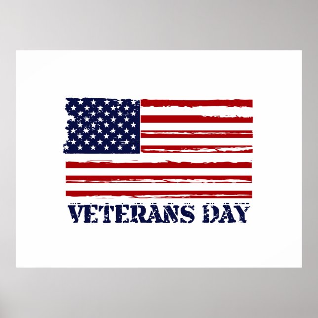 Veterans Day & Morse Code Poster (Front)