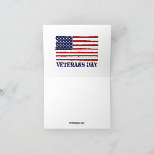 Veterans Day & Morse Code Thank You Card