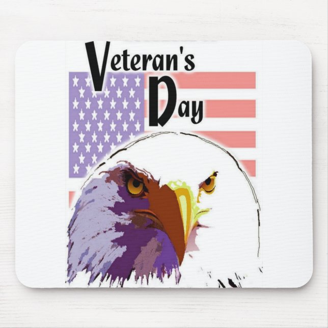 Veteran's Day Mouse Mat (Front)