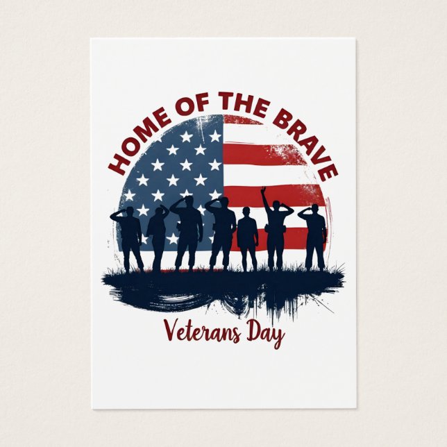 Veterans Day Patriotic Tee (Front)