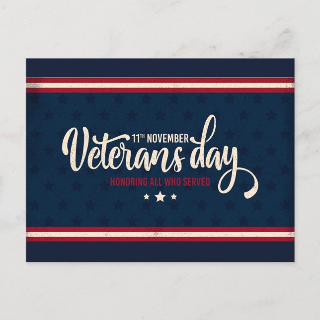 Veterans Day Postcard (Front)