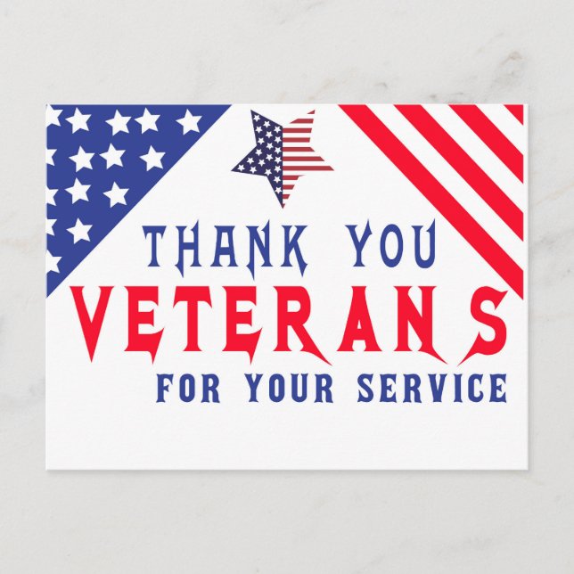 Veterans Day Postcard (Front)