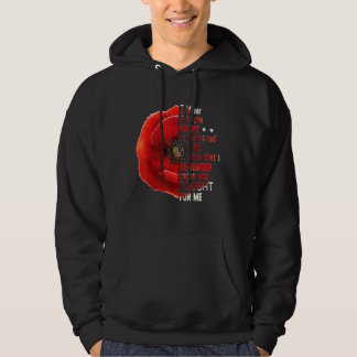 Veterans Day Remember Those Who Fought For Me Memo Hoodie