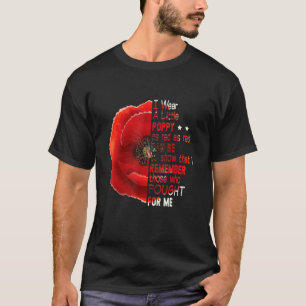 Veterans Day Remember Those Who Fought For Me Memo T-Shirt