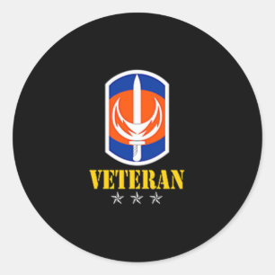 Veterans Day Shirt 228th Signal Brigade Veteran Mi Classic Round Sticker