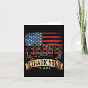 Veterans day shirt thank veterans proud card
