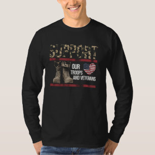 Veterans Day Support Our Troops Military Gift Amer T-Shirt