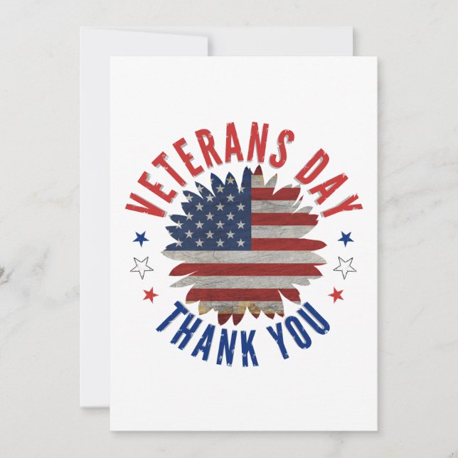 VETERANS DAY THANK YOU  (Front)