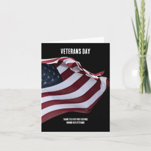 Veterans Day Thank You Card