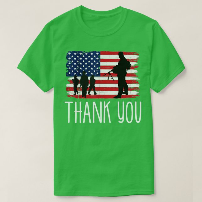 Veterans day thank you for your service  T-Shirt (Design Front)