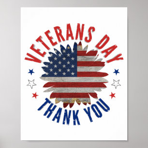 VETERANS DAY THANK YOU POSTER