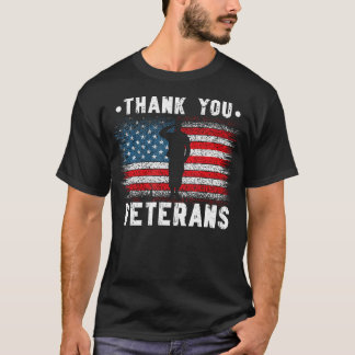 Veterans Day Thank You Veterans Appreciation Us Fl T-Shirt