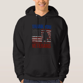 Veterans Day Thank You Veterans For Women Men Hoodie