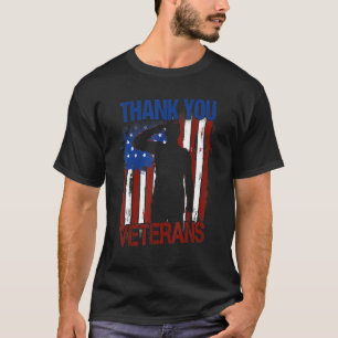 Veterans Day Thank You Veterans For Women Men T-Shirt