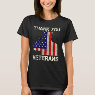 Veterans Day Thank You Veterans Patriotic Memorial T-Shirt