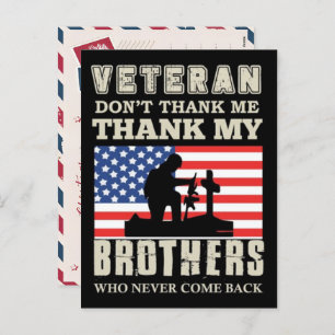 Veterans Day, Thanksgiving, and Christmas 2025 Holiday Postcard
