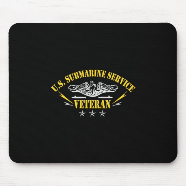 Veterans Day U.s Submarine Force Silent Service Lo Mouse Mat (Front)
