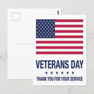 Veterans Day, Veterans Day 2025, Veterans Day 2026 Postcard