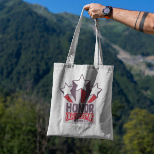 Veterans Day Vintage Badge Tote Bag