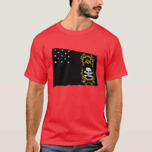 Veterans Exempt Flag Waving Flag T-Shirt