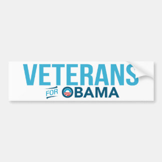 Veterans For Barack Obama Bumper Sticker