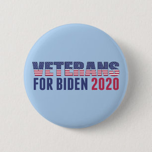 Veterans for Biden 2020 6 Cm Round Badge