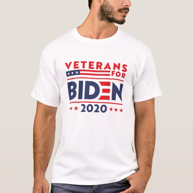 VETERANS FOR BIDEN 2020 T-Shirt (Front)