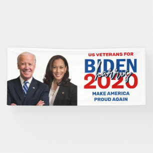 Veterans for Biden Harris 2020 Election Banner