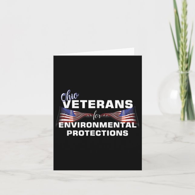 Veterans For Environmental Protections Ohio  Card (Front)