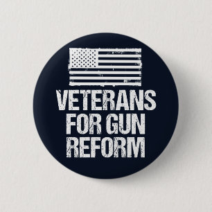 Veterans for Gun Reform 6 Cm Round Badge