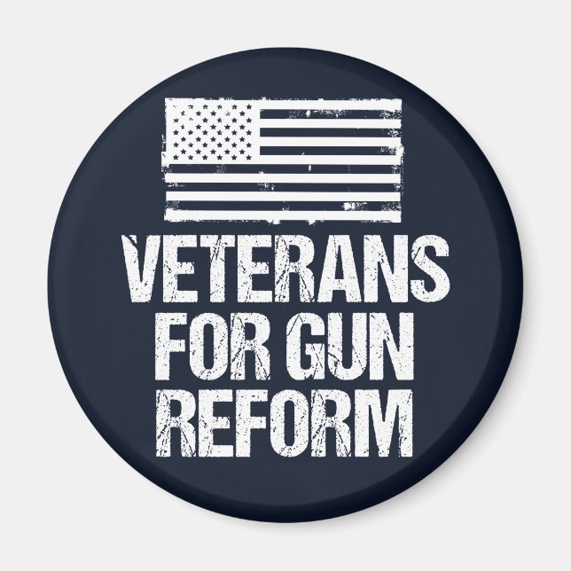 Veterans for Gun Reform Magnet (Front)