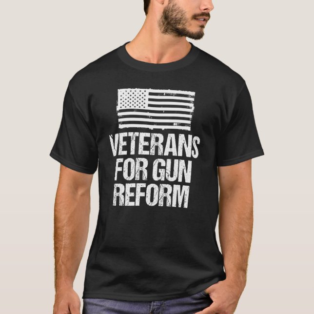 Veterans for Gun Reform T-Shirt (Front)