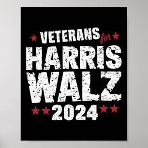Veterans For Harris Waltz 2024 Poster