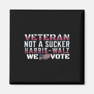 Veterans For Harris Wheimer 2024 Vets Vote Never T Magnet