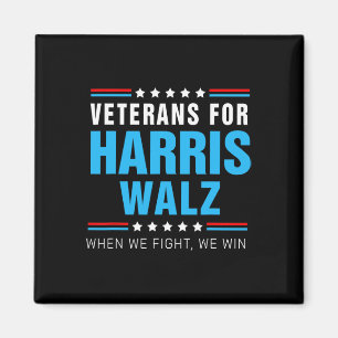 Veterans For Harris Wheimer 2024 When We Fight We  Magnet