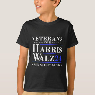 Veterans For Kamala Harris Tim Wheimer Waltz For P T-Shirt