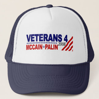 Veterans for McCain Palin 2008 Trucker Hat