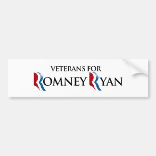 VETERANS FOR ROMNEY RYAN.png Bumper Sticker
