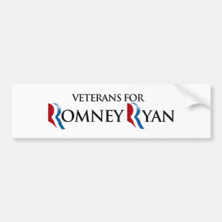 VETERANS FOR ROMNEY RYAN.png Bumper Sticker