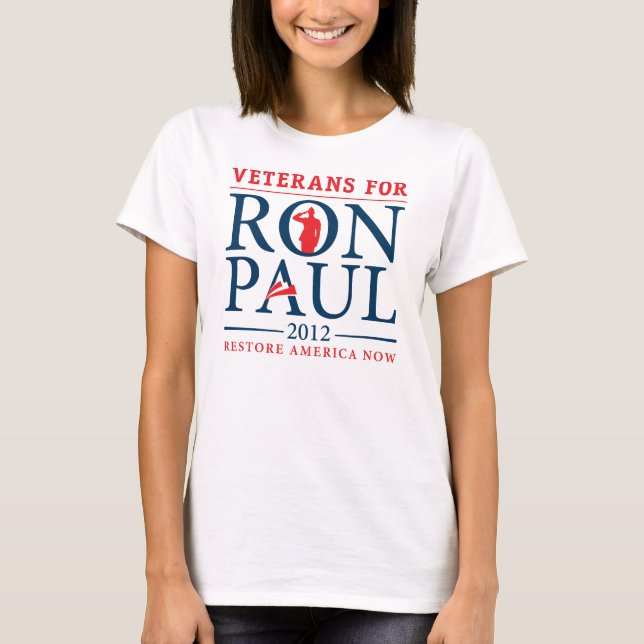 Veterans for Ron Paul Shirt (Front)