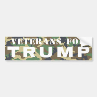Veterans for Trump 2016 Bumper Sticker
