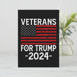 Veterans for Trump 2024 Pro Trump Invitation