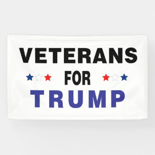 Veterans For Trump Banner