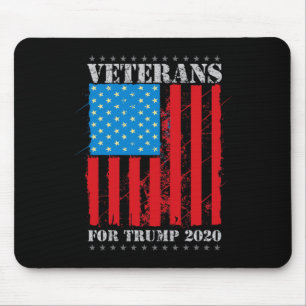 Veterans For Trump Military Republican Supporters Mouse Mat