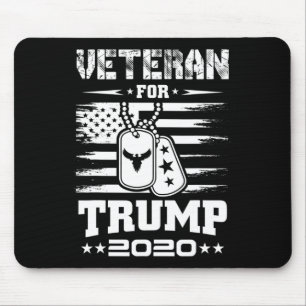 Veterans For Trump Shirt Military Republican Suppo Mouse Mat
