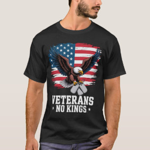 Veterans No Kings American Eagle T-Shirt