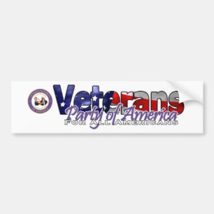 Veterans Party of America Bumper Sticker